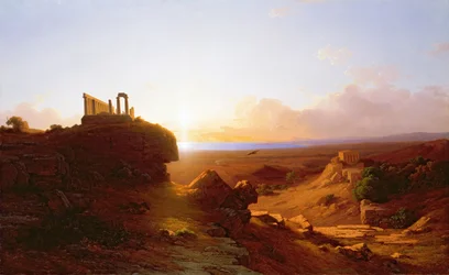 Romantische Landschaft, 1860